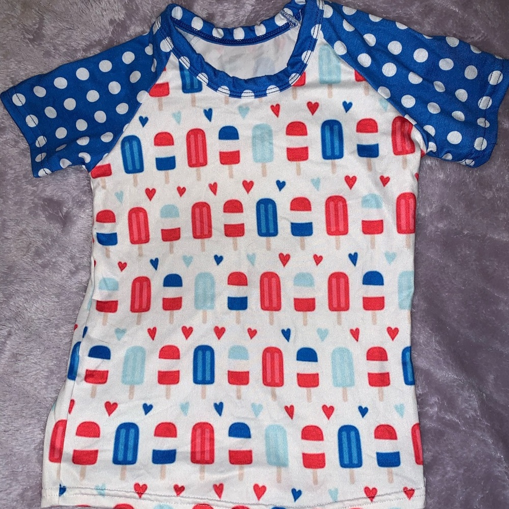 Girls 4th of July top. Size 4/5